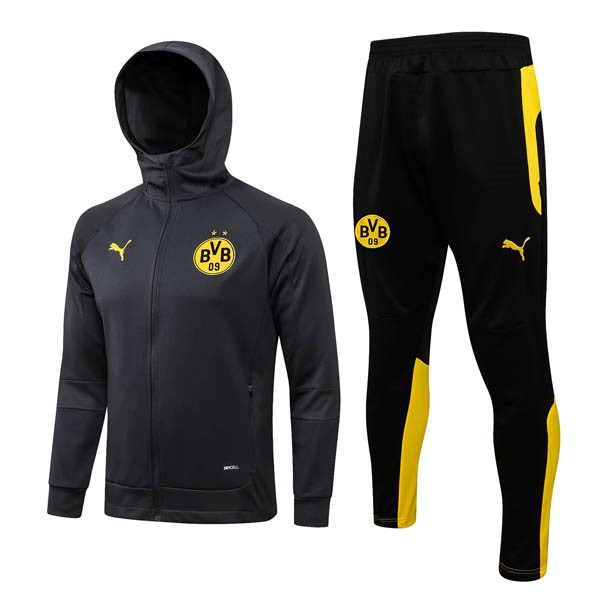 Chandal Con Capucha Borussia Dortmund 2022 2023 Gris